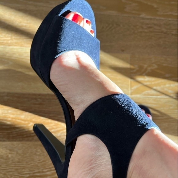 Marni dark blue suede platforms. EUC made in Italy - Picture 12 of 14